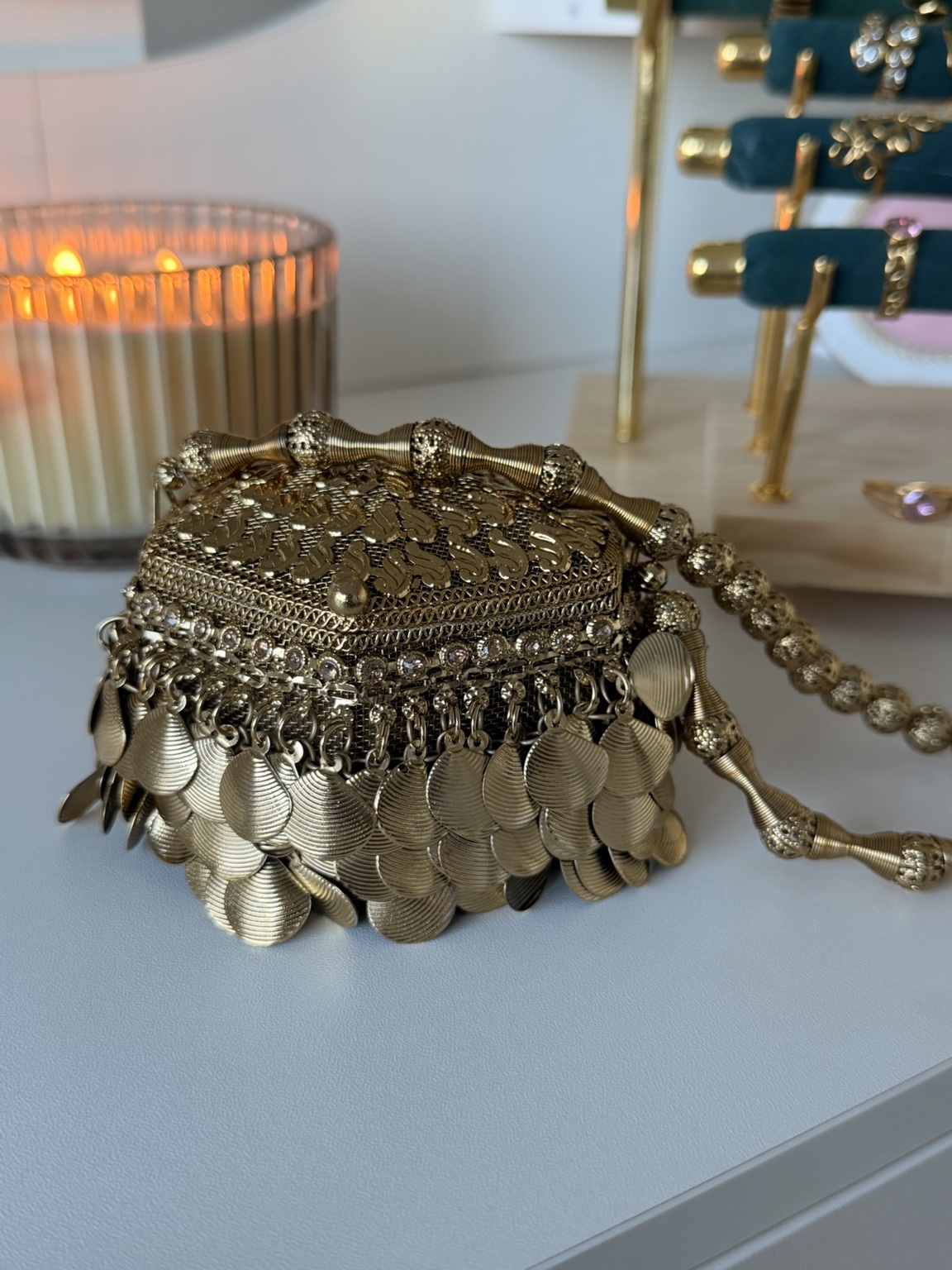 Antique Cascade Clutch