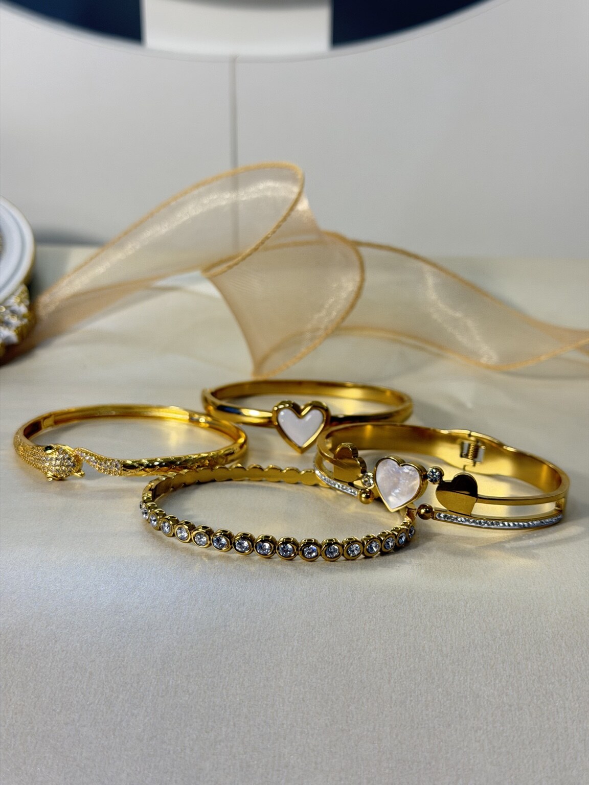 Bread & Bracelet gold-tone bracelet collection