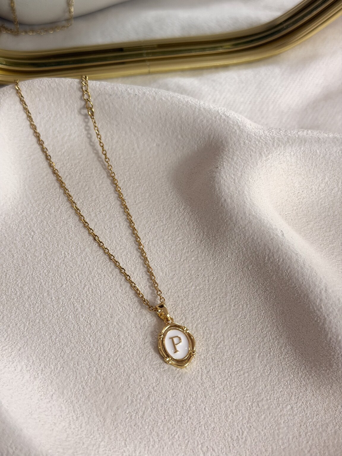 Vintage Initial Necklace